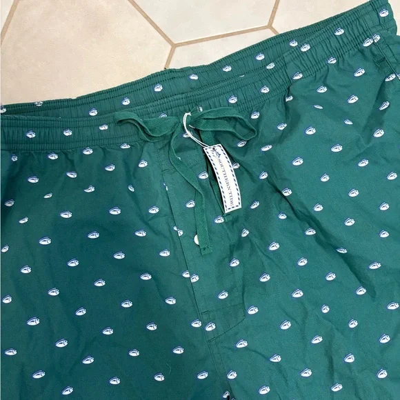 NWT Southern Tide Men’s Skipjack Lounge Pants Duck Green Fish XL PJ Pants - Picture 2 of 6